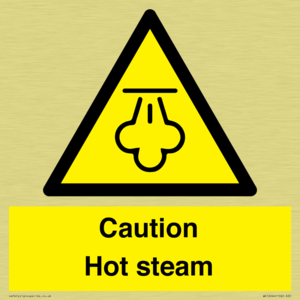 Caution Hot steam
